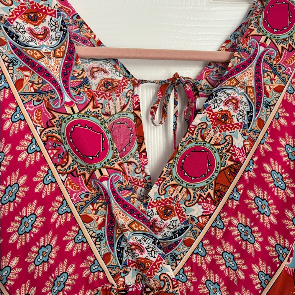 🌸TRIBAL PRINT FLORAL DRESS - Picture 6 of 6